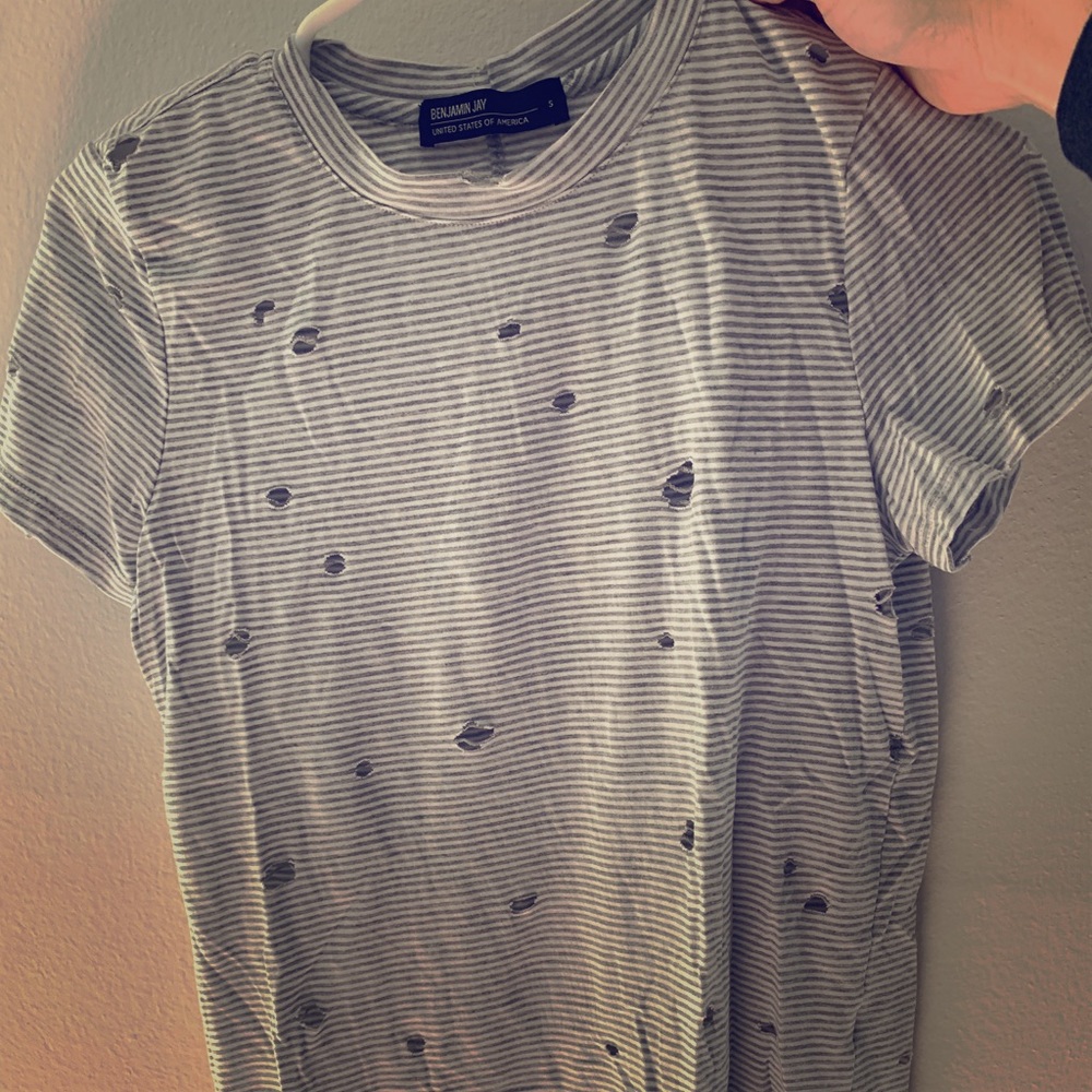 Benjamin jay distressed t-shirt